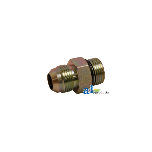 Straight Solid Male JIC X Male ORB Adapter, 2 pack 3.75" x4" x2"